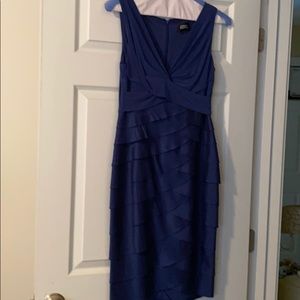 Adriana Papell navy dress